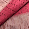 Тафта в полоску, красный, розовый, 90 г/м², 150 см фото № 4