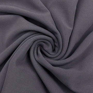 Трикотаж "Оттоман" темно-серый, 150 см, 270 г/м²