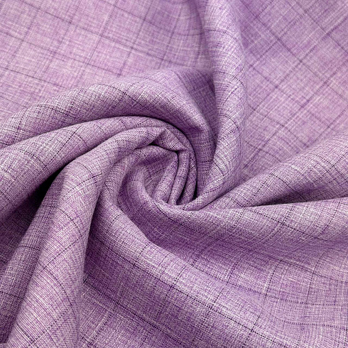 Костюмная клетка 2042, фиолетовый, 150 см, 180 г/м²